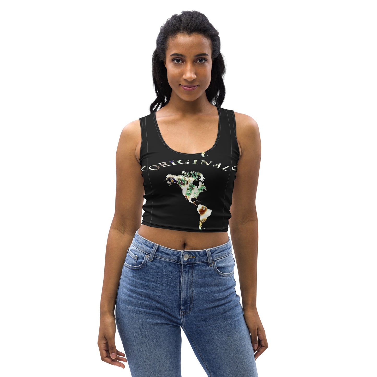 ONE ORIGINAL GEAR   Crop Top  Black/ Multi Color