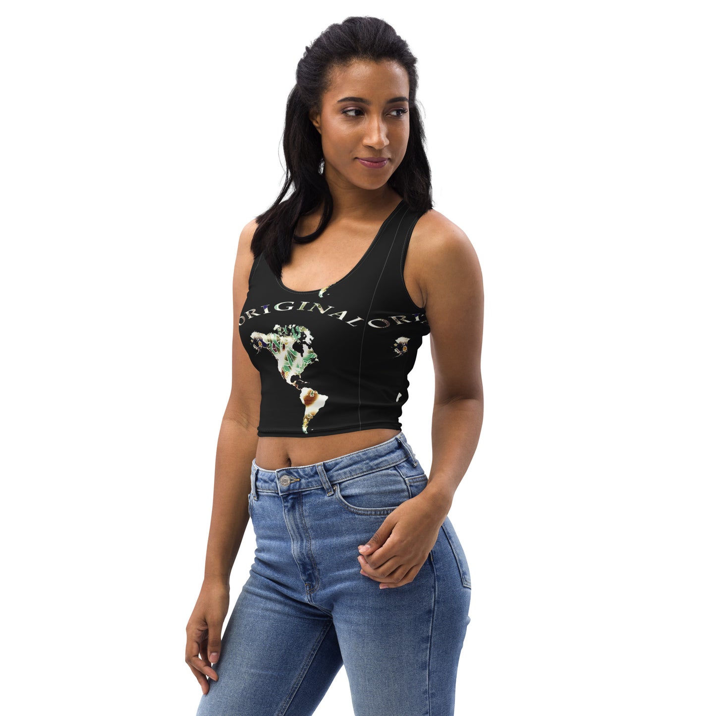 ONE ORIGINAL GEAR   Crop Top  Black/ Multi Color