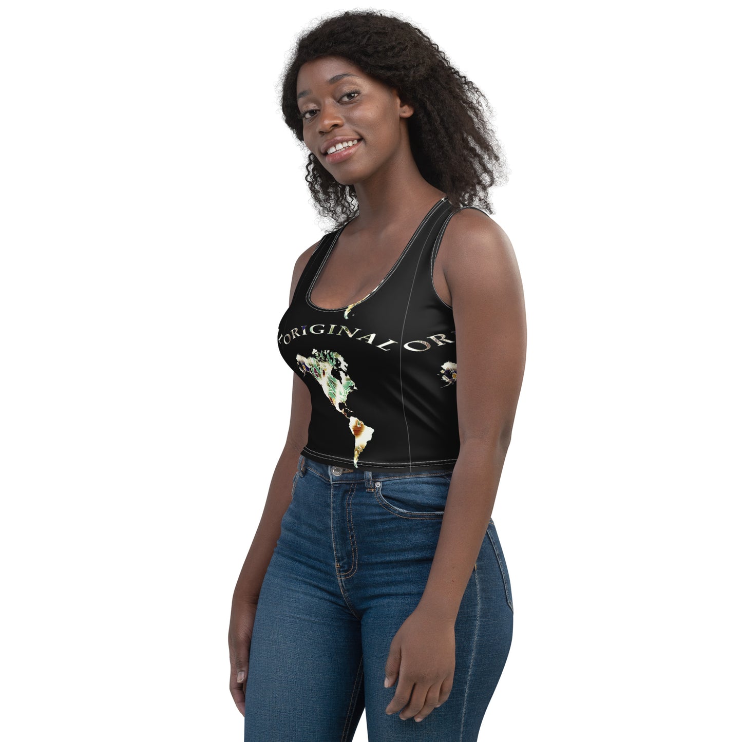 ONE ORIGINAL GEAR   Crop Top  Black/ Multi Color