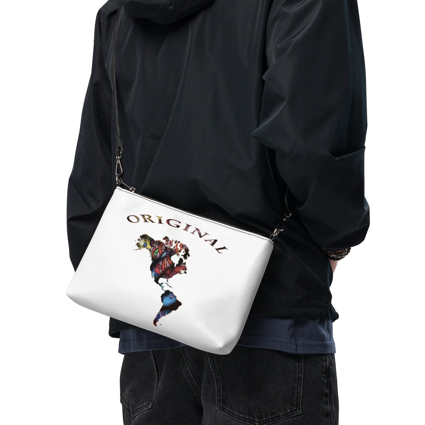 ONE ORIGINAL GEAR  Crossbody bag  White/ Multi Color