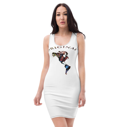 ONE ORIGINAL GEAR  Sublimation Cut & Sew Dress  White/ Multi Color