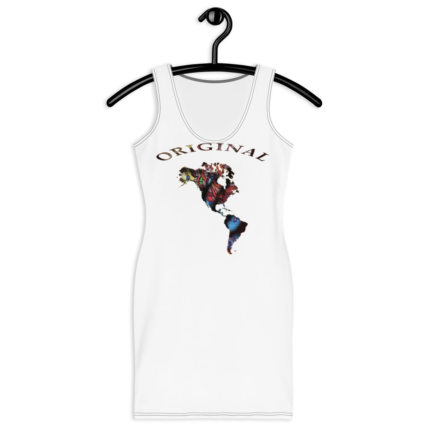 ONE ORIGINAL GEAR  Sublimation Cut & Sew Dress  White/ Multi Color
