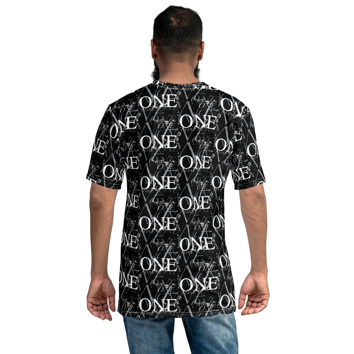 ONE ORIGINAL GEAR REPEAT  t-shirt  Black/ White