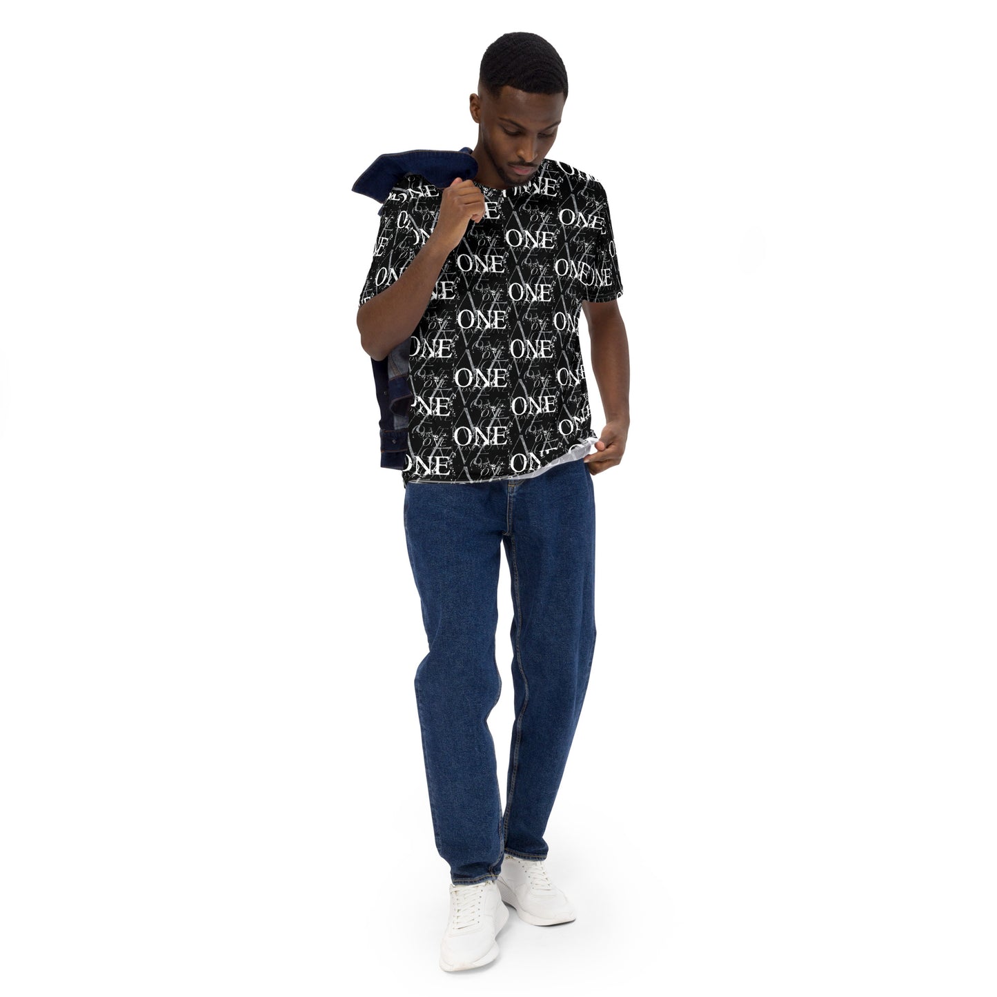 ONE ORIGINAL GEAR REPEAT  t-shirt  Black/ White