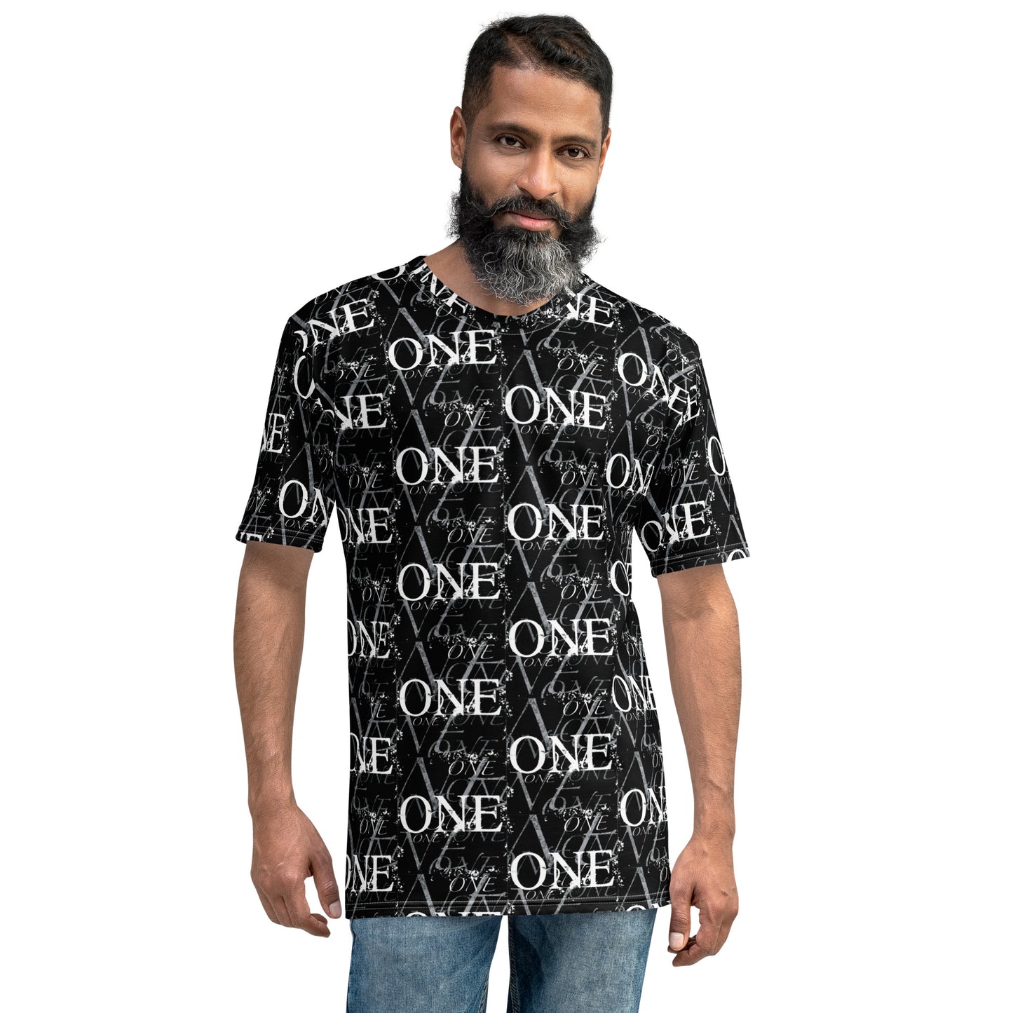 ONE ORIGINAL GEAR REPEAT  t-shirt  Black/ White
