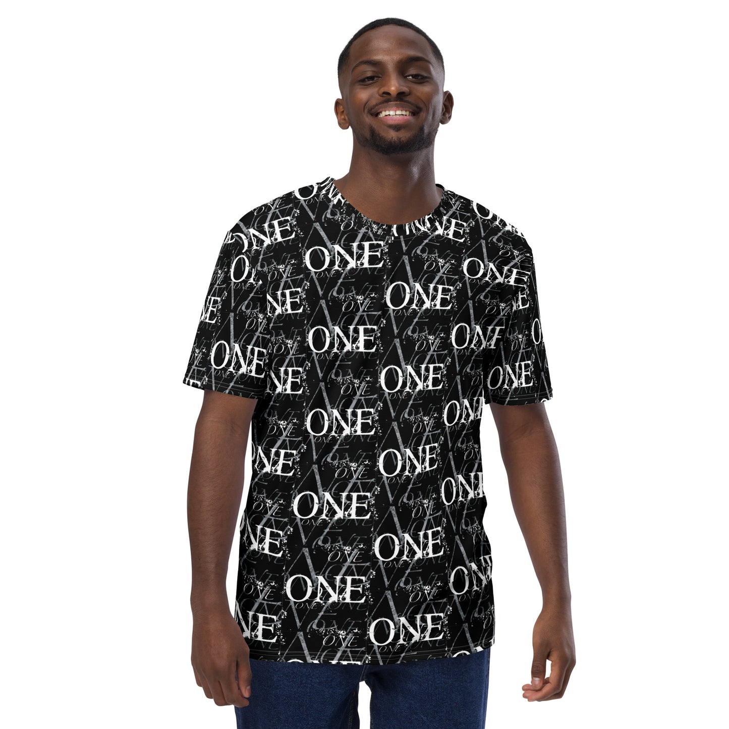 ONE ORIGINAL GEAR REPEAT  t-shirt  Black/ White