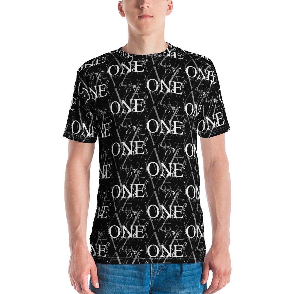 ONE ORIGINAL GEAR REPEAT  t-shirt  Black/ White