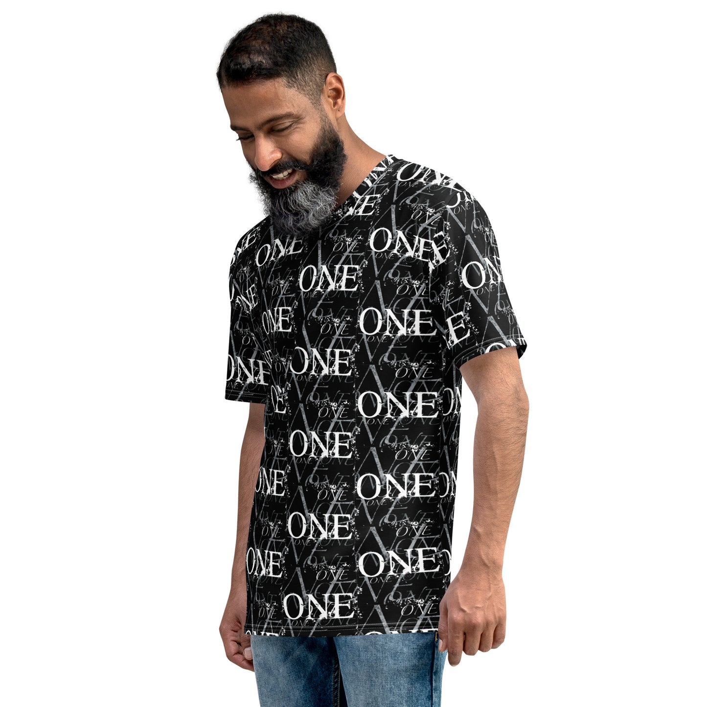 ONE ORIGINAL GEAR REPEAT  t-shirt  Black/ White