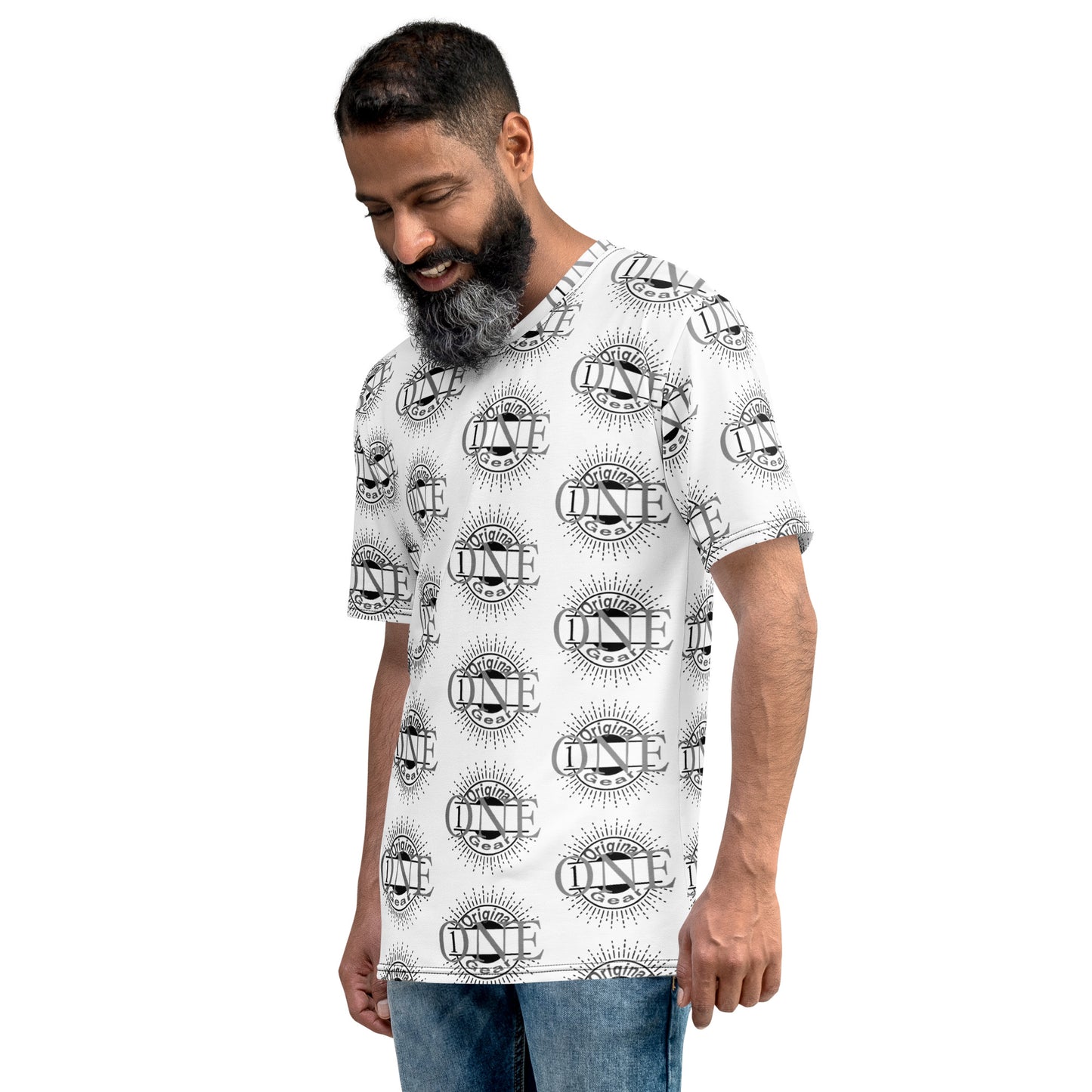 ONE ORIGINAL GEAR ECHO  t-shirt  White/ Black