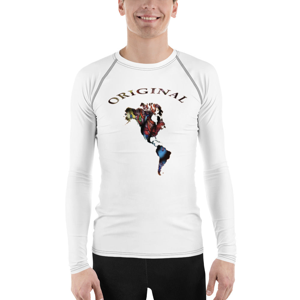 ONE ORIGINAL GEAR  Rash Guard  White/ Multi Color