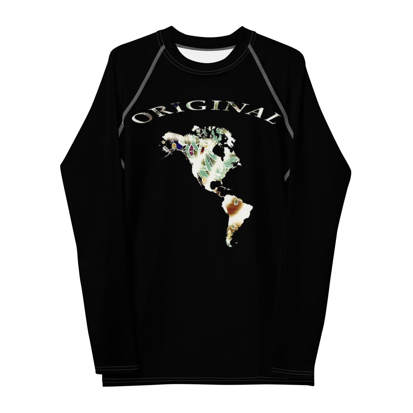 ONE ORIGINAL GEAR  Rash Guard  Black/ Multi Color