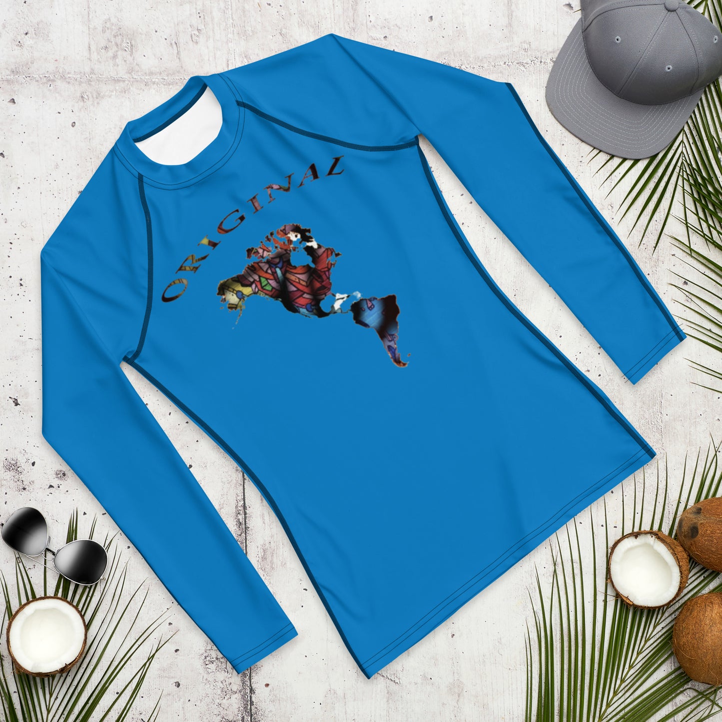 ONE ORIGINAL GEAR  Rash Guard  Blue/ Multi Color
