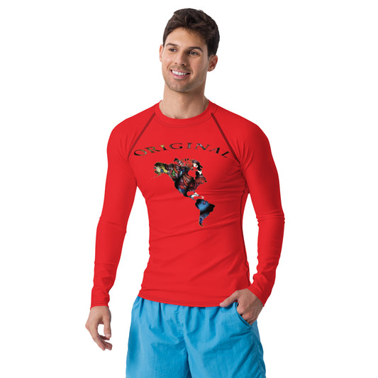ONE ORIGINAL GEAR  Rash Guard  Red/ Multi Color
