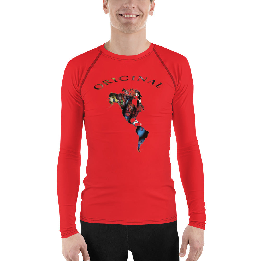 ONE ORIGINAL GEAR  Rash Guard  Red/ Multi Color