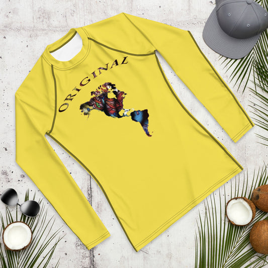 ONE ORIGINAL GEAR  Rash Guard  Yellow/ Multi Color