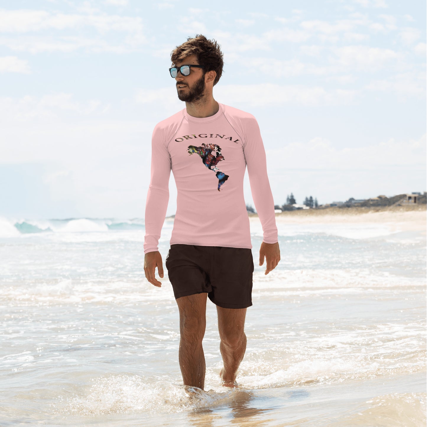 ONE ORIGINAL GEAR  Rash Guard  Pink/ Multi Color