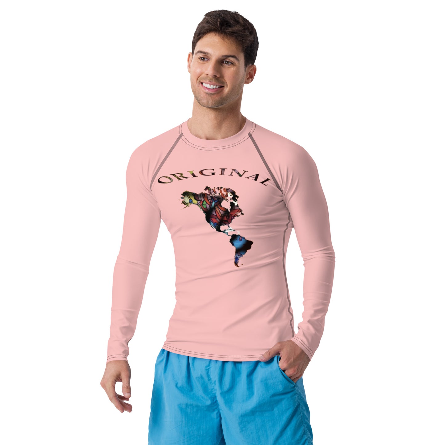 ONE ORIGINAL GEAR  Rash Guard  Pink/ Multi Color