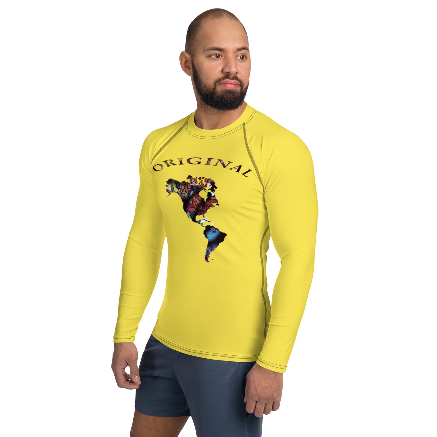 ONE ORIGINAL GEAR  Rash Guard  Yellow/ Multi Color