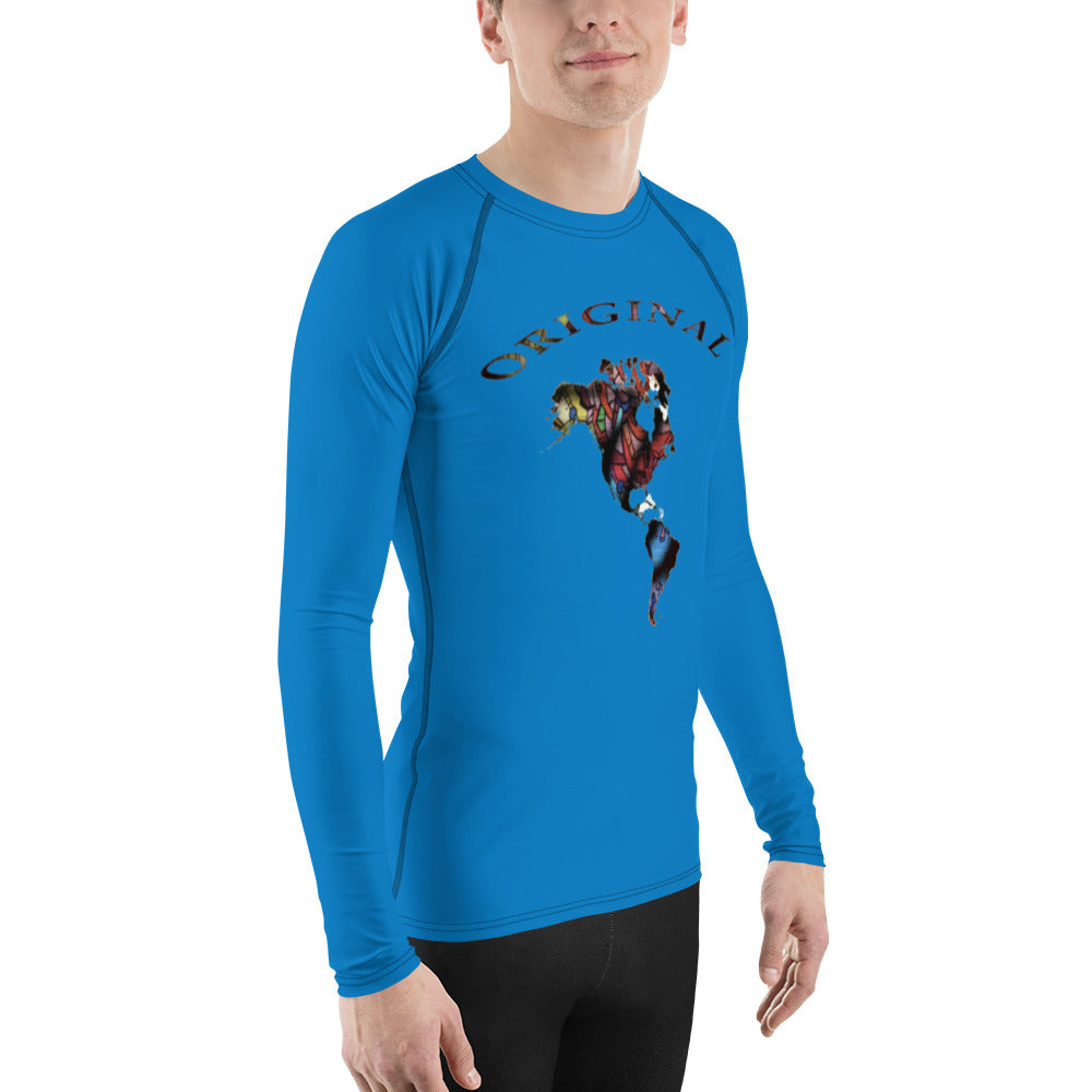 ONE ORIGINAL GEAR  Rash Guard  Blue/ Multi Color