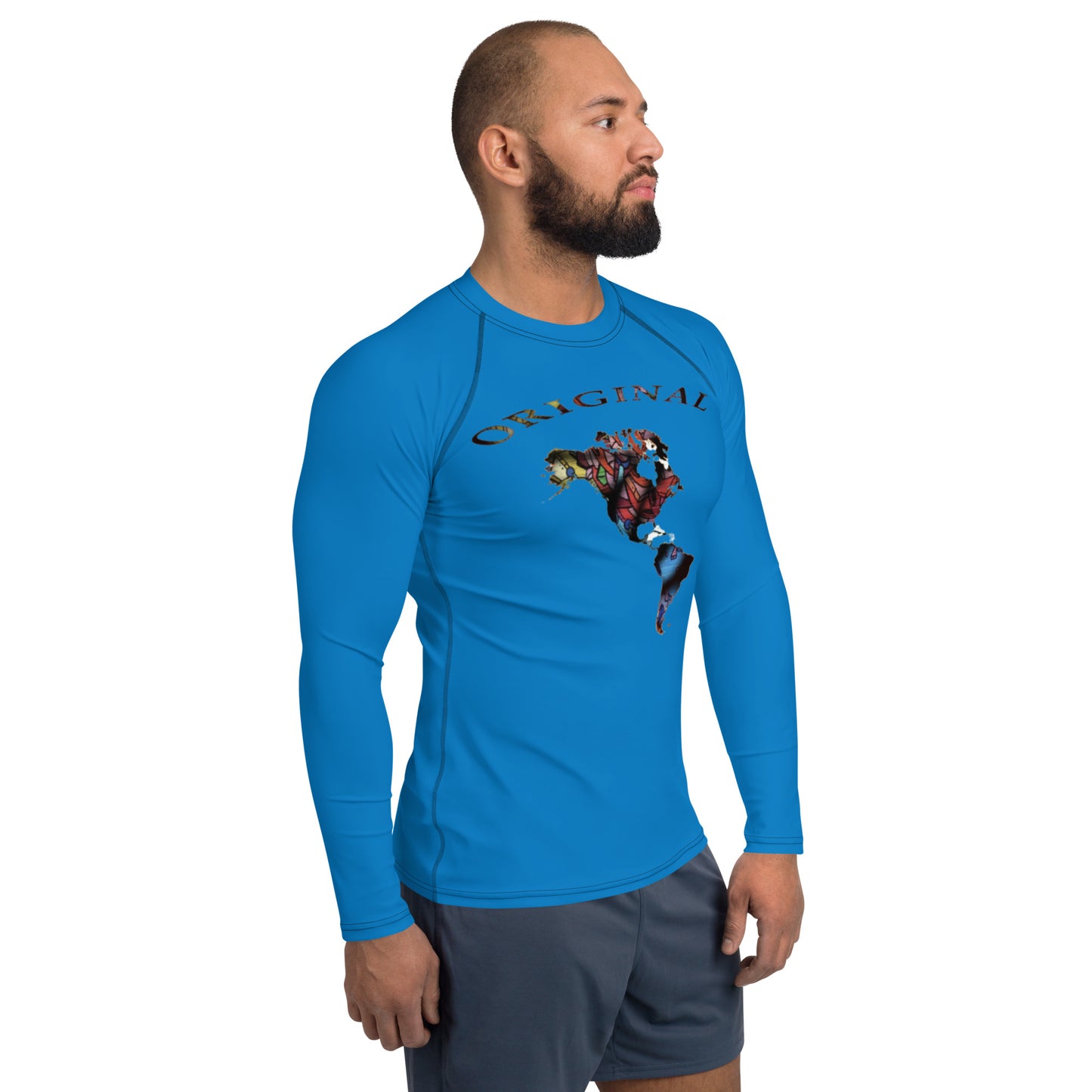 ONE ORIGINAL GEAR  Rash Guard  Blue/ Multi Color