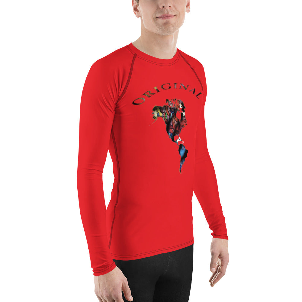 ONE ORIGINAL GEAR  Rash Guard  Red/ Multi Color
