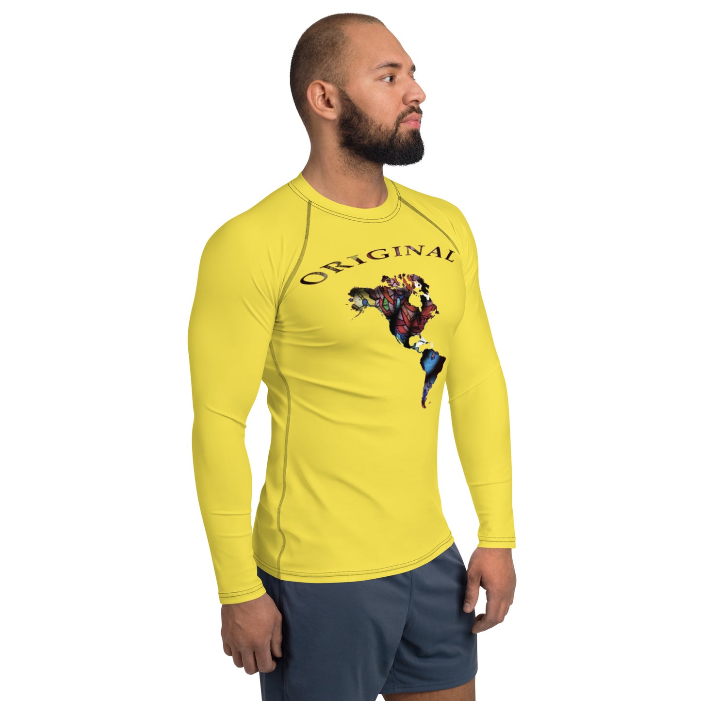 ONE ORIGINAL GEAR  Rash Guard  Yellow/ Multi Color