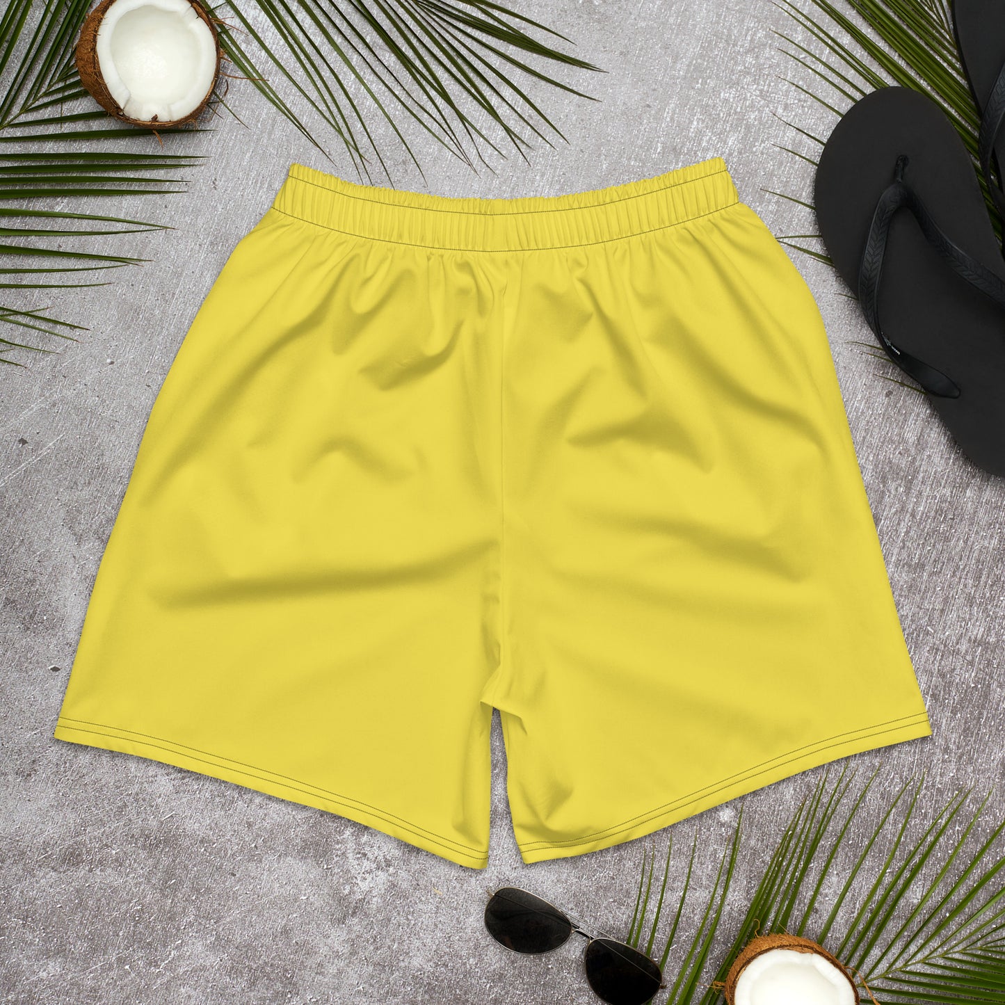 ONE ORIGINAL GEAR (SUN RISE WEAR)  Men's Recycled Athletic Shorts  Yellow/ Multi Color