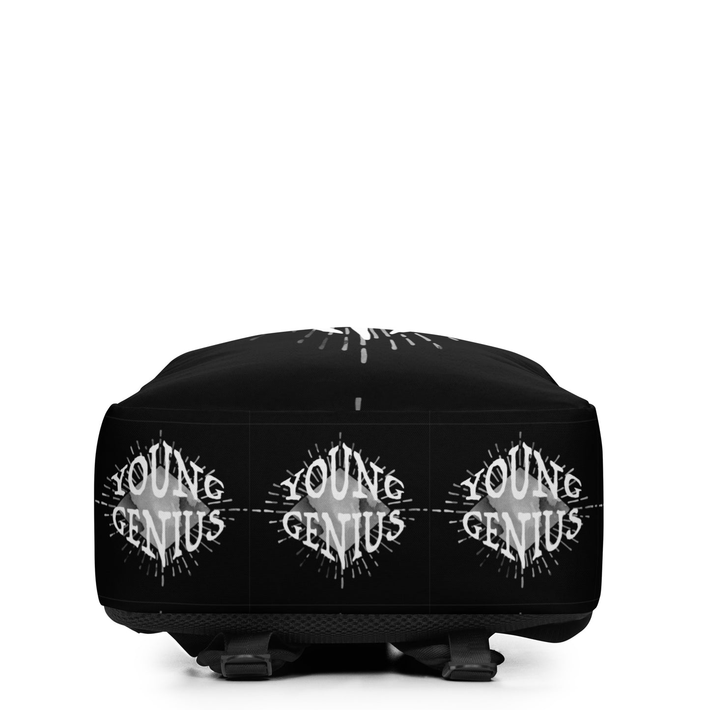YOUNG GENIUS  Minimalist Backpack  Black/ White
