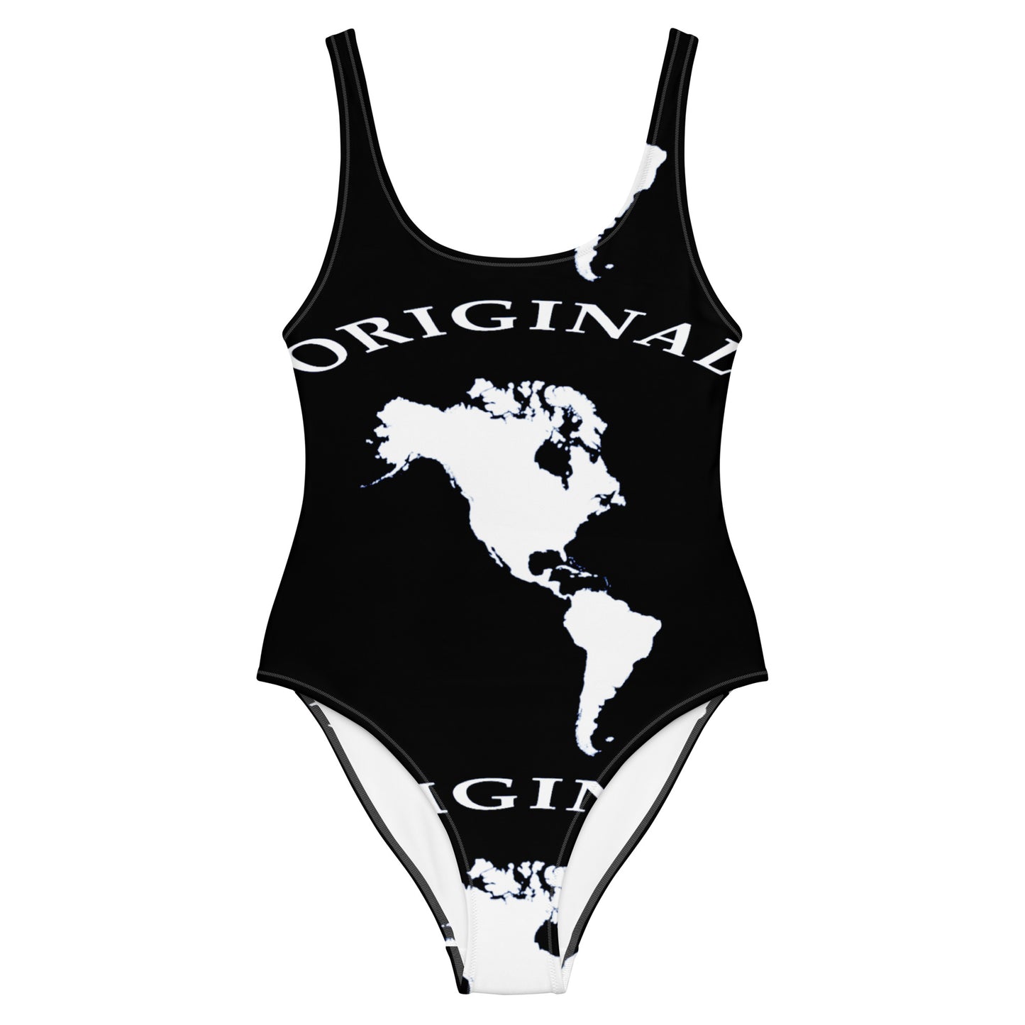 ONE ORIGINAL GEAR RECUR  One-Piece Swimsuit  Black/ White