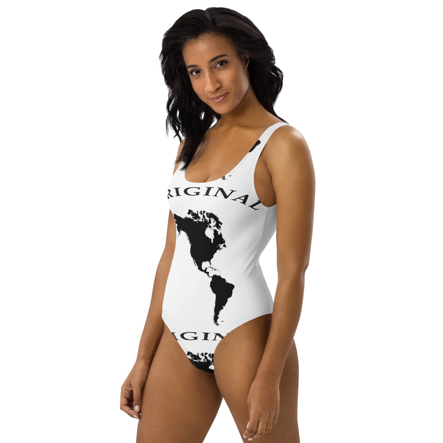 ONE ORIGINAL GEAR RECUR  One-Piece Swimsuit  White/ Black