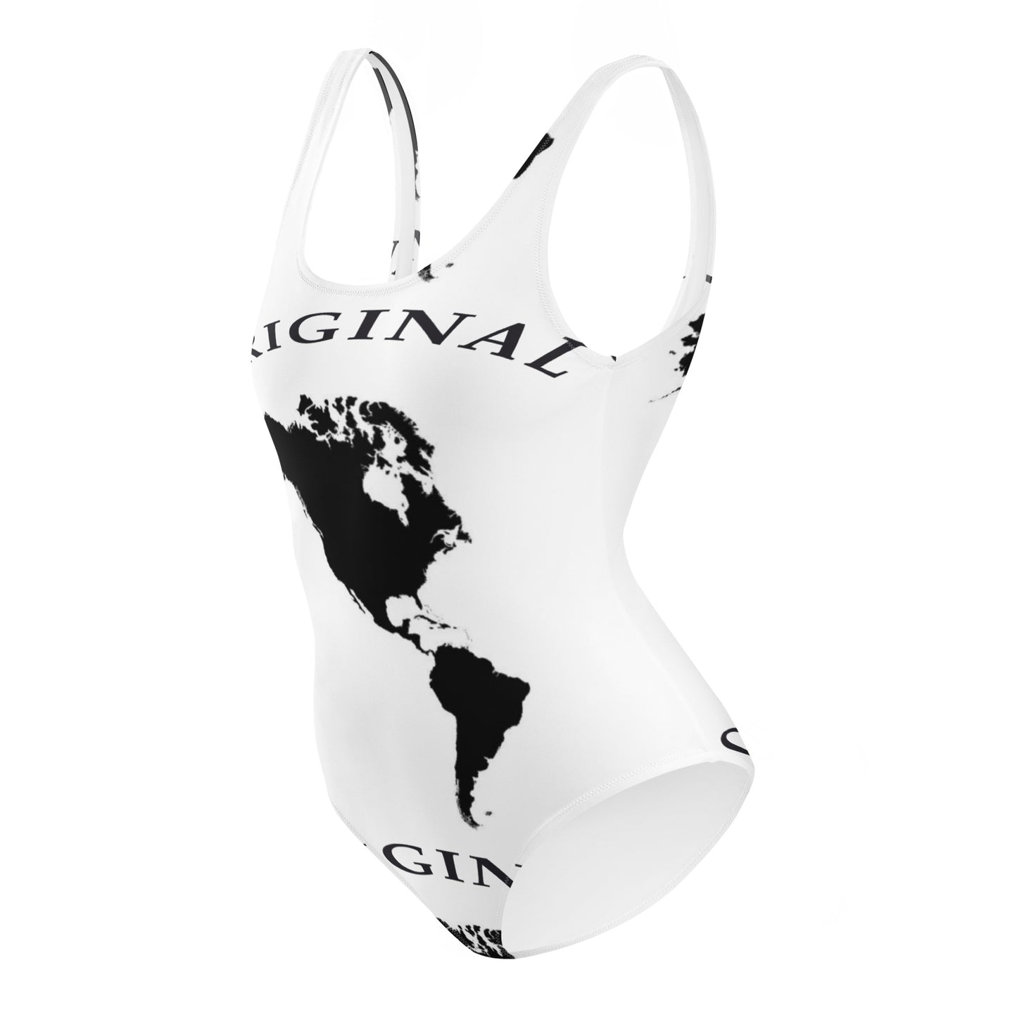 ONE ORIGINAL GEAR RECUR  One-Piece Swimsuit  White/ Black