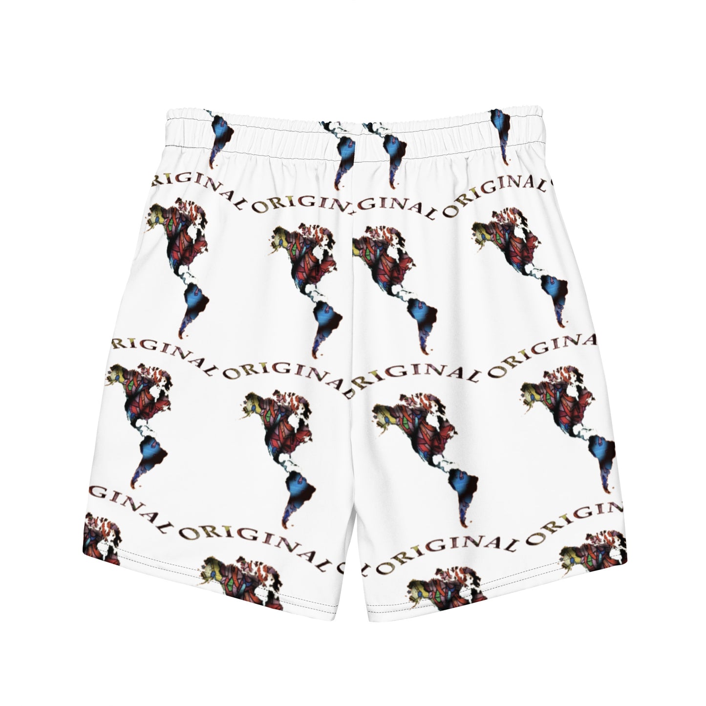 ONE ORIGINAL GEAR RECUR  Men's swim trunks   White/ Multi Color