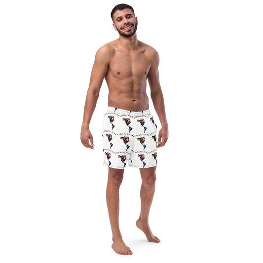 ONE ORIGINAL GEAR RECUR  Men's swim trunks   White/ Multi Color