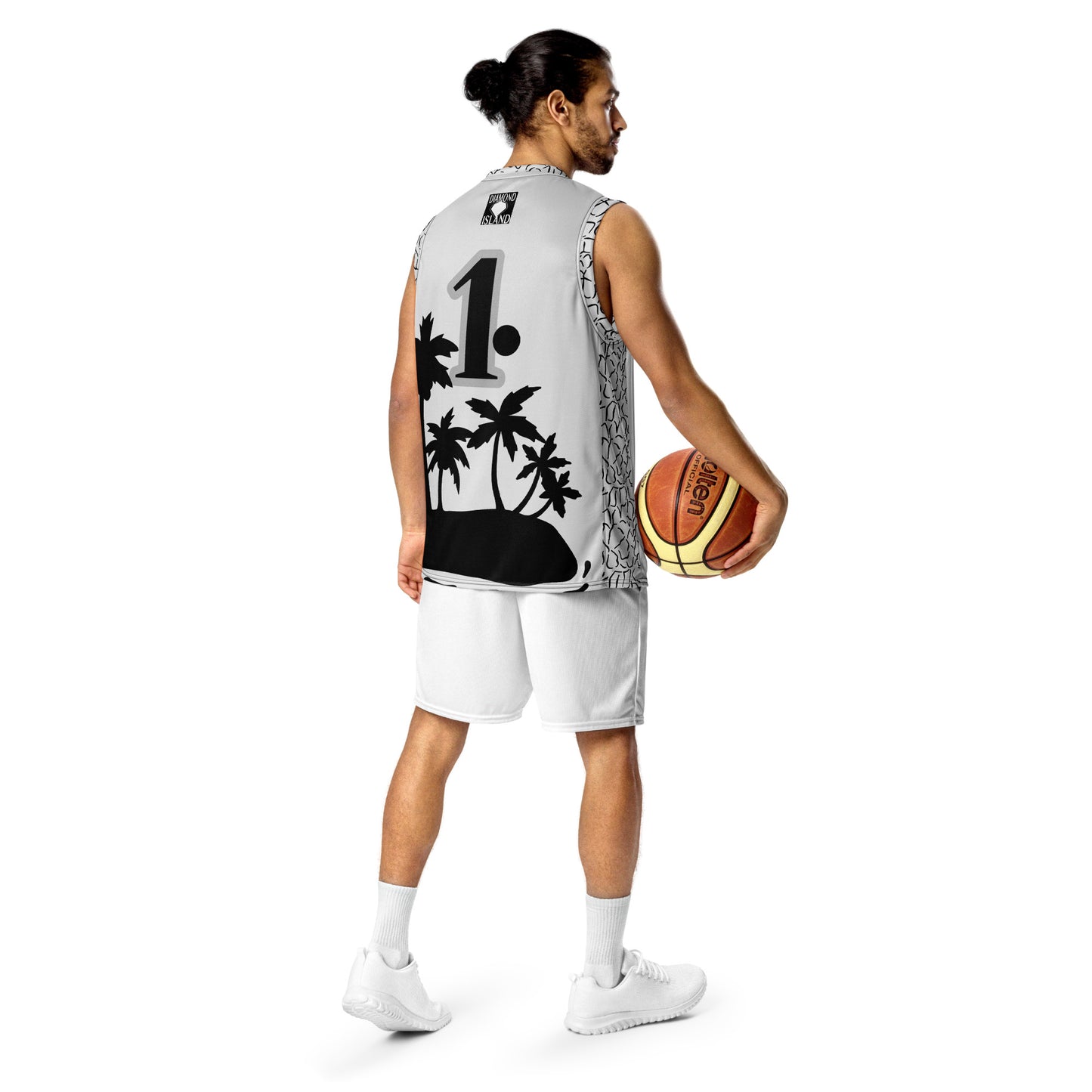 DIAMOND ISLAND ATHLETES EDITION  unisex basketball jersey (gray)