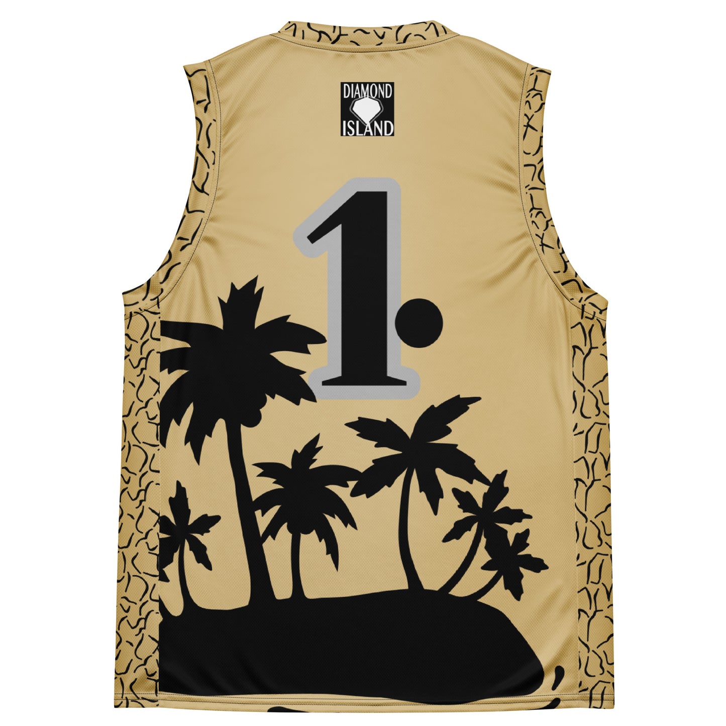 DIAMOND ISLAND ATHLETES EDITION  unisex basketball jersey (gold)