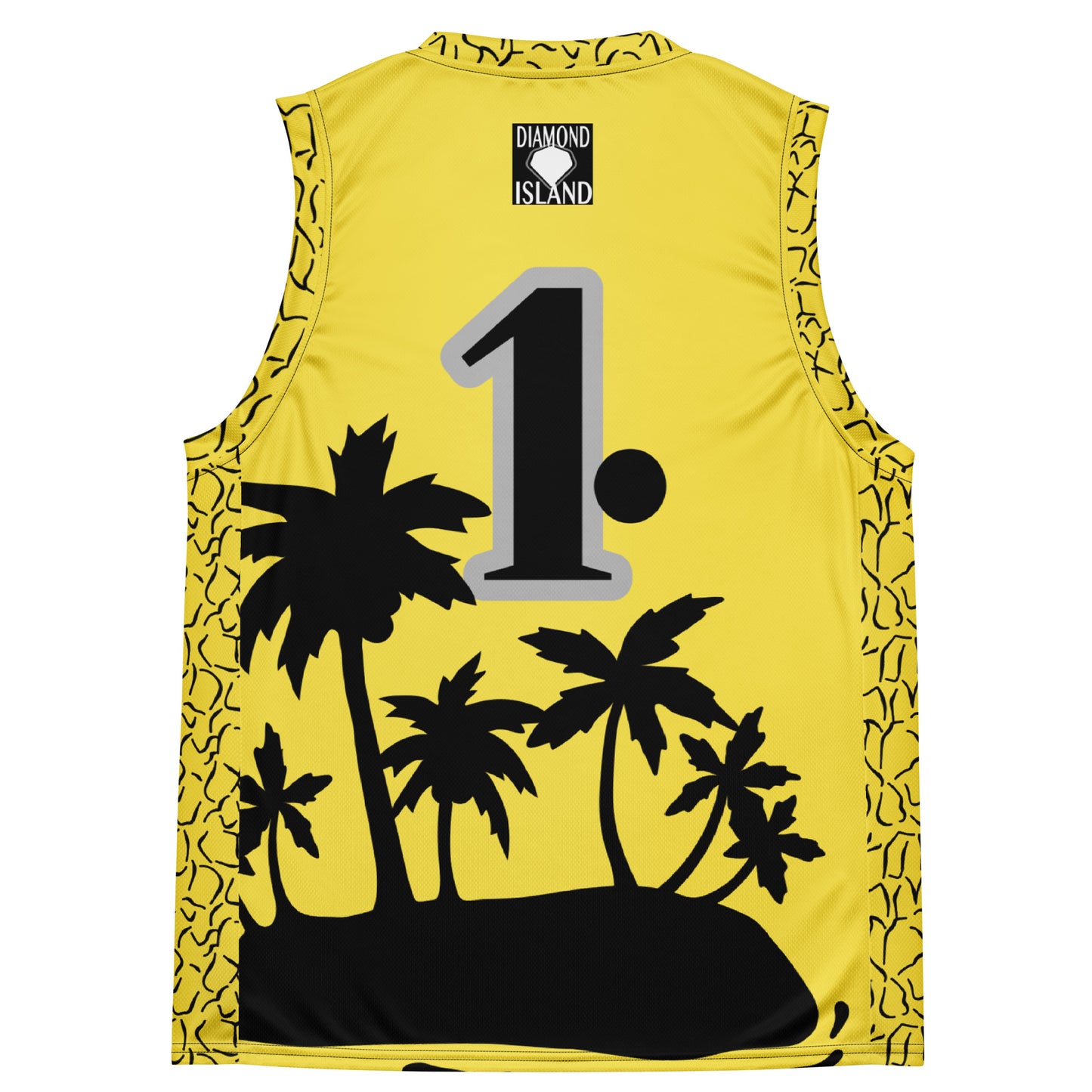 DIAMOND ISLAND ATHLETES EDITION  unisex basketball jersey (yellow)