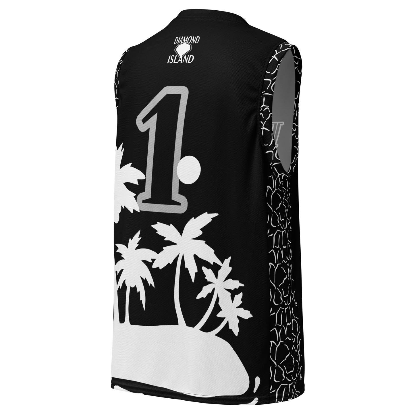 DIAMOND ISLAND ATHLETES EDITION  UNISEX BASKETBALL JERSEY (black)