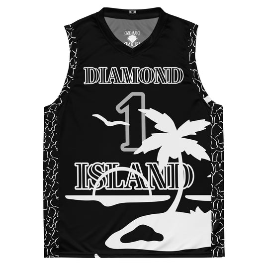 DIAMOND ISLAND ATHLETES EDITION  UNISEX BASKETBALL JERSEY (black)