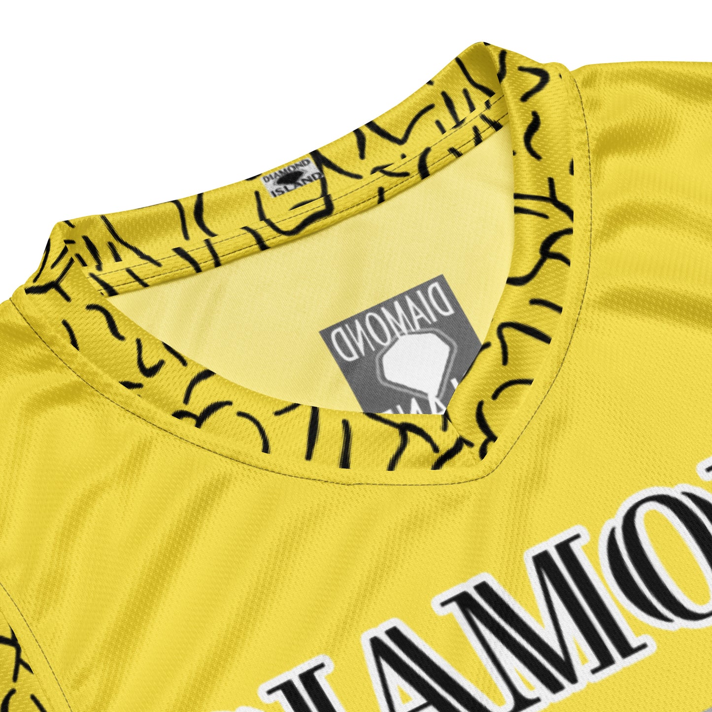 DIAMOND ISLAND ATHLETES EDITION  unisex basketball jersey (yellow)