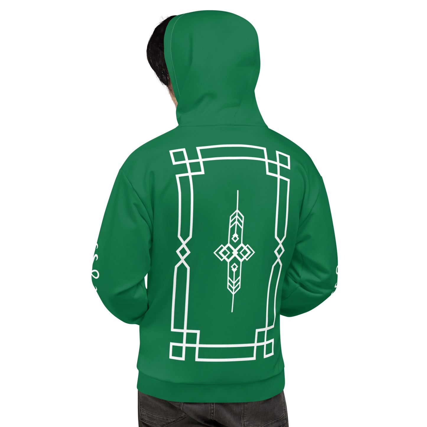 DIAMOND ISLAND DESIGNER  Unisex Hoodie (green)