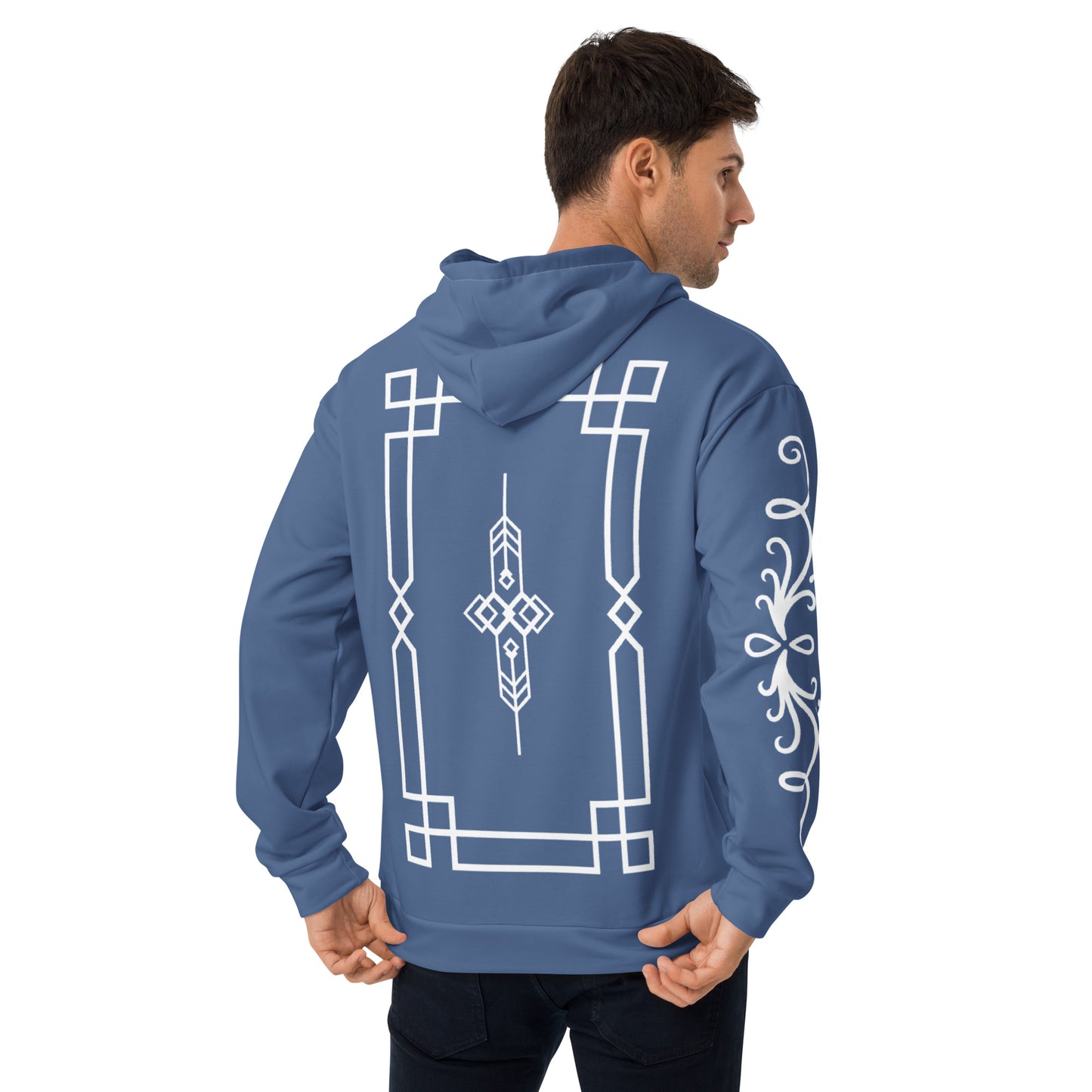 DIAMOND ISLAND DESIGNER  Unisex Hoodie (blue)