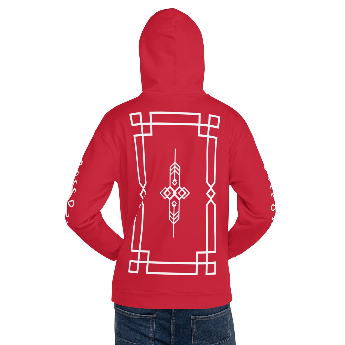 DIAMOND ISLAND DESIGNER  Unisex Hoodie (red)
