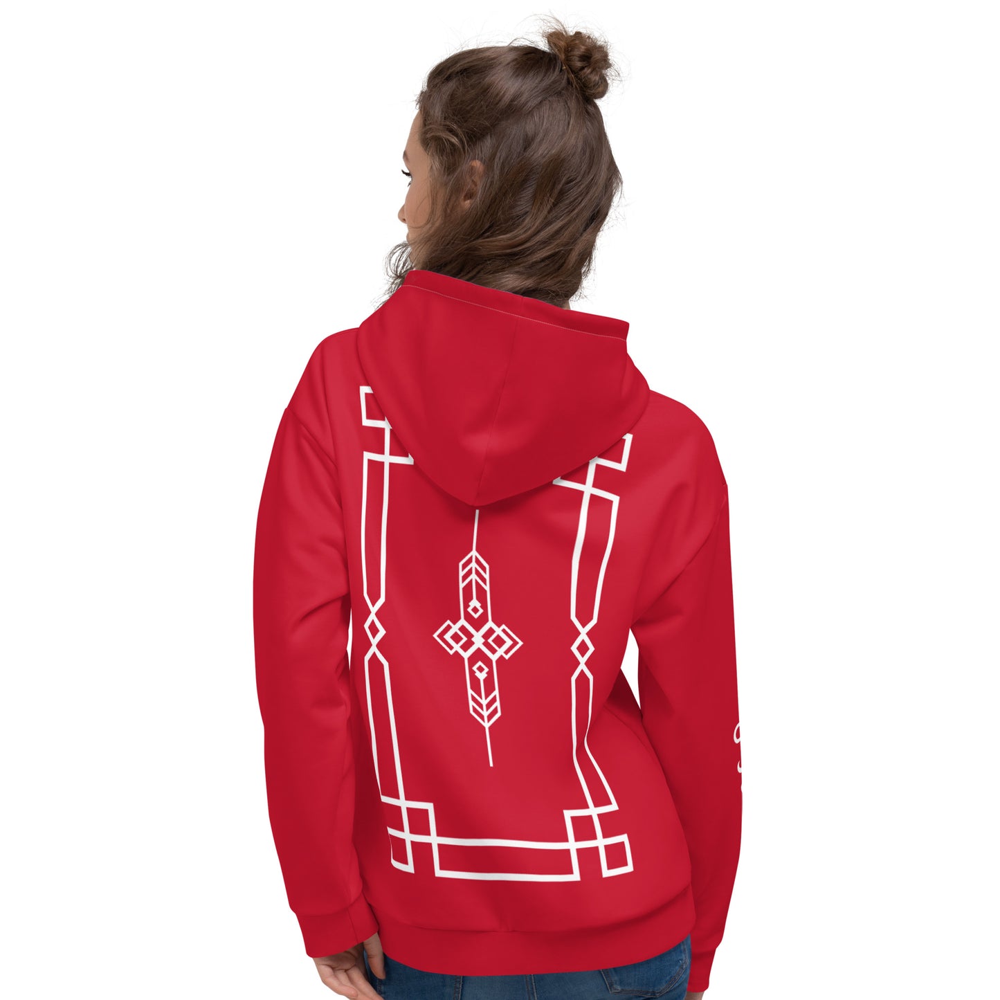 DIAMOND ISLAND DESIGNER  Unisex Hoodie (red)