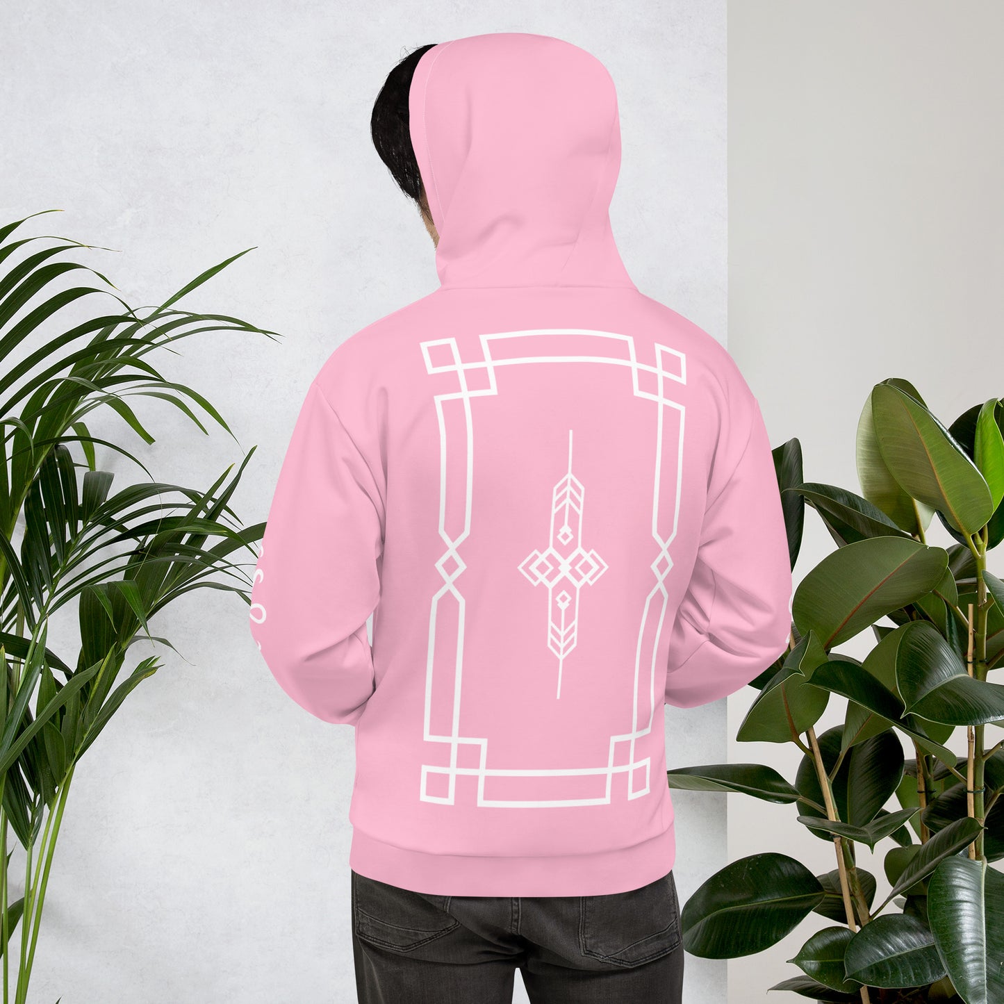DIAMOND ISLAND DESIGNER  Unisex Hoodie (pink)