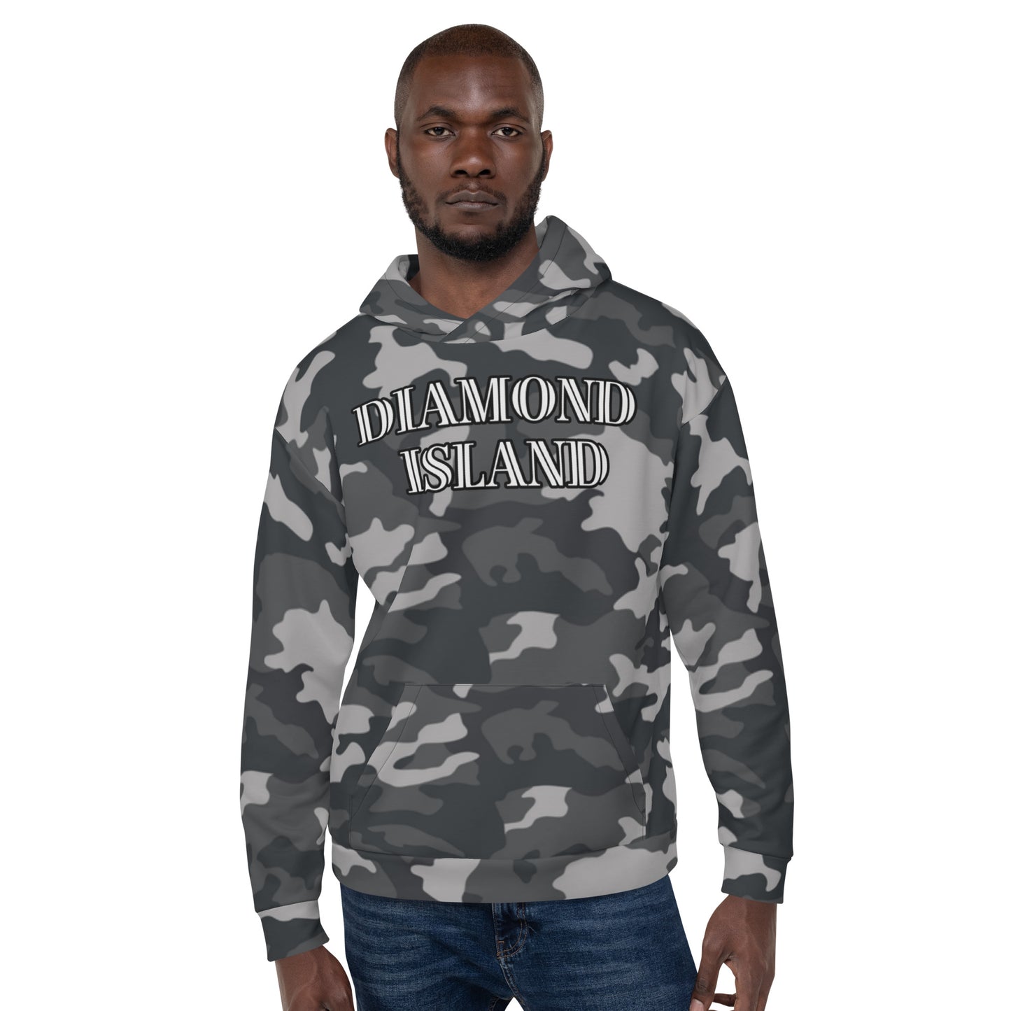 DIAMOND ISLAND (GOLD)  Unisex Hoodie
