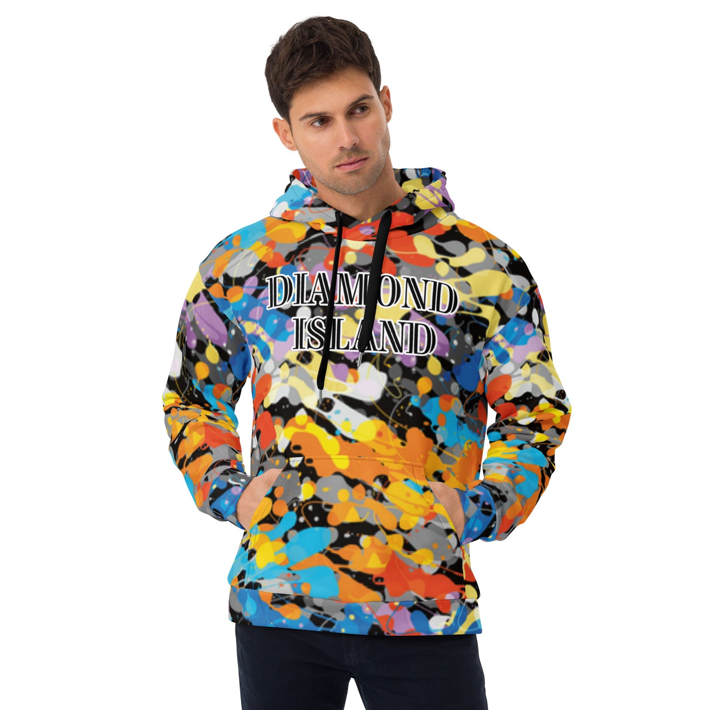 DIAMOND ISLAND (GOLD)  Unisex Hoodie