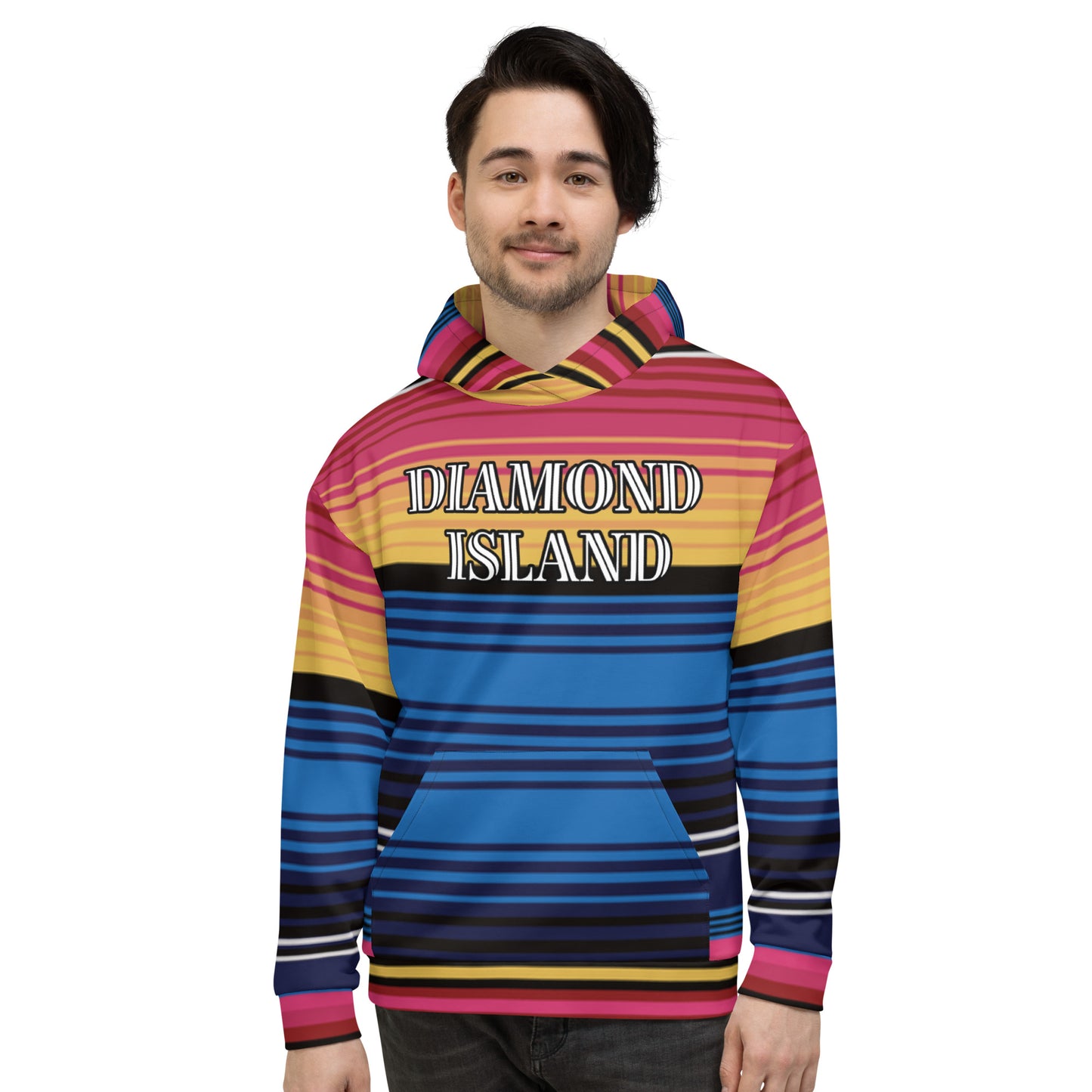 DIAMOND ISLAND (GOLD)  Unisex Hoodie