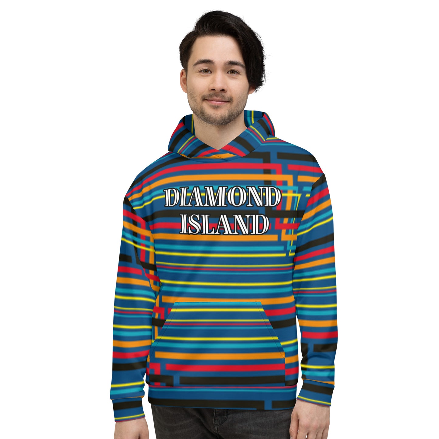 DIAMOND ISLAND (GOLD)  Unisex Hoodie