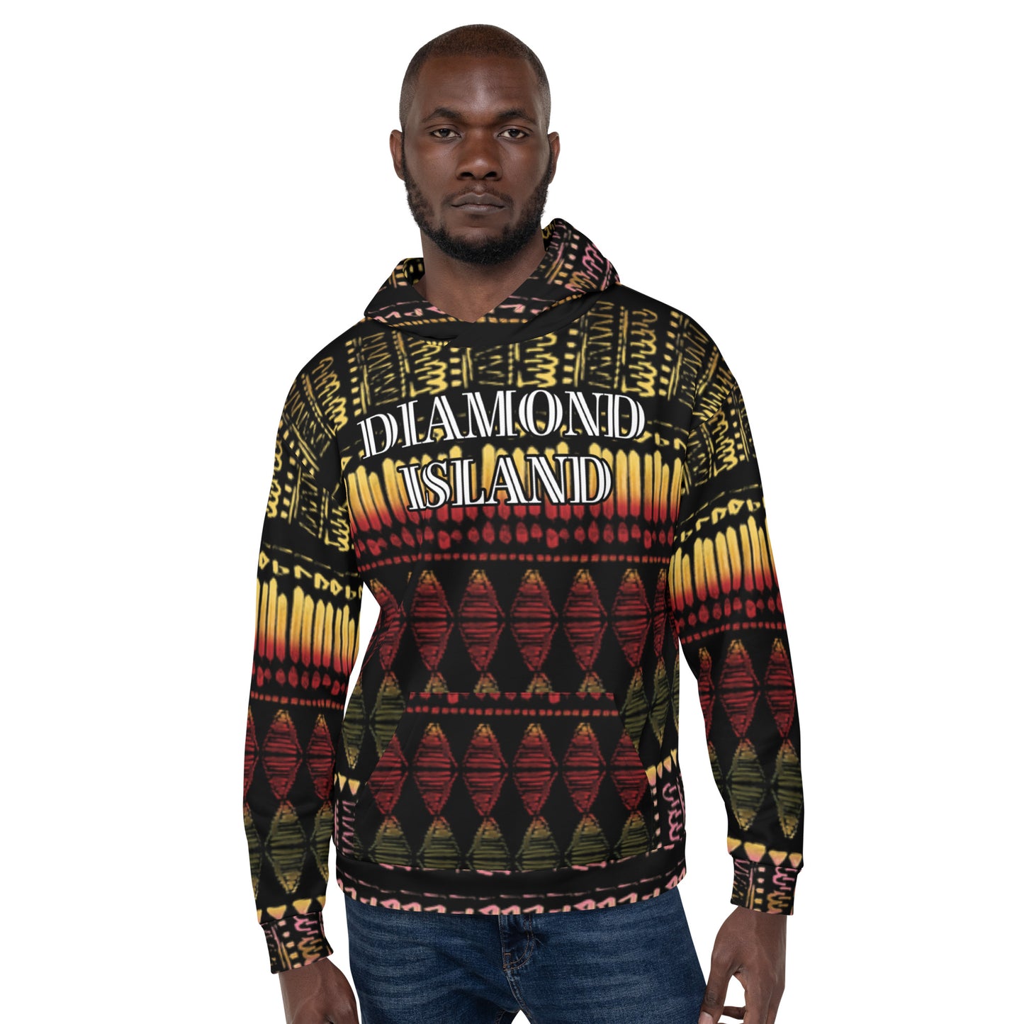 DIAMOND ISLAND (GOLD)  Unisex Hoodie