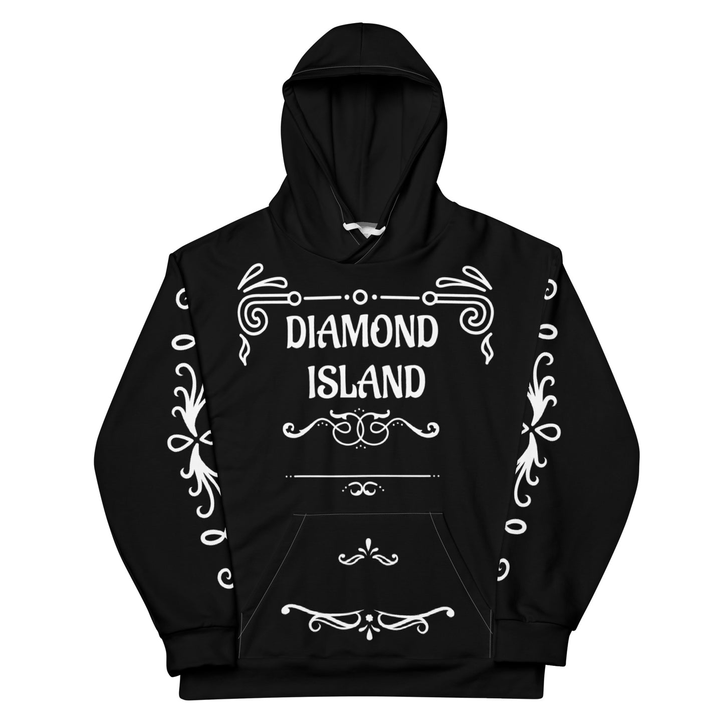 DIAMOND ISLAND DESIGNER  Unisex Hoodie (black)
